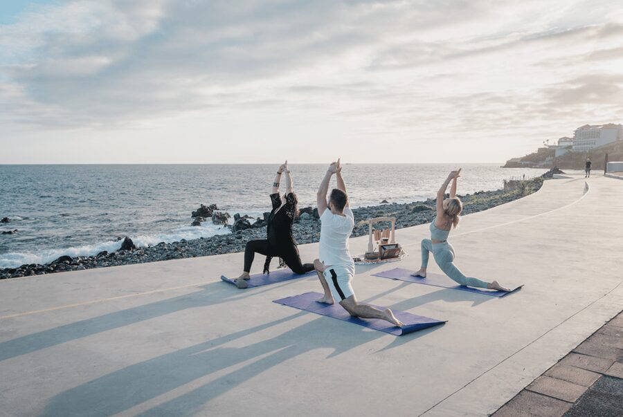 Private Yoga & Sound Bath by the Ocean - Starting with Madeira’s ocean in view