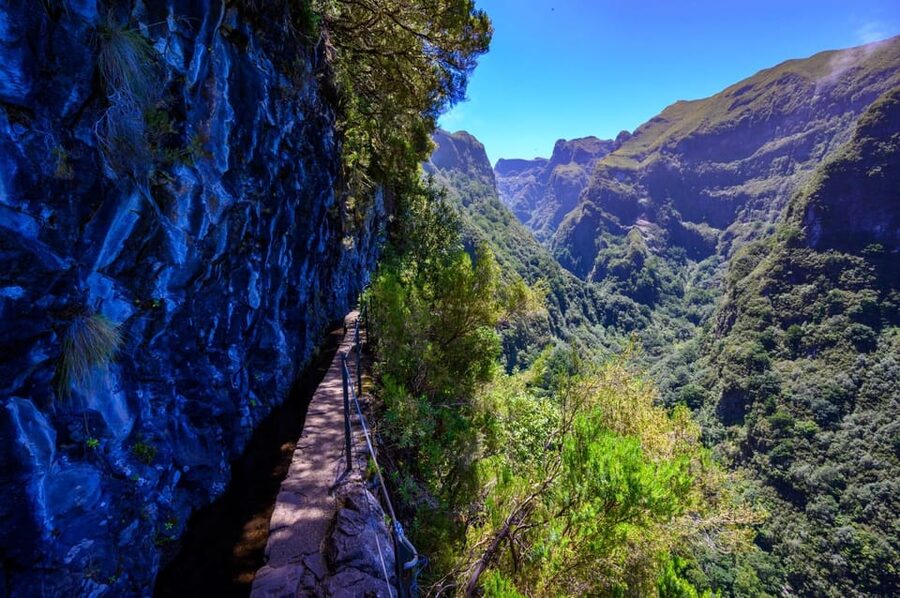 Queimadas Caldeirão Verde Madeira Island Walk - Reaching the Caldeirão Verde waterfall