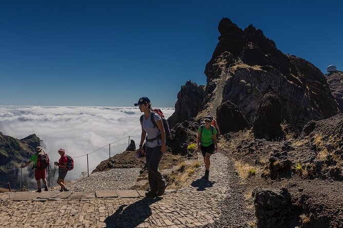 Stairway to Heaven Pico do Areeiro in Madeira Island - Ninho da Manta, a short stop with a huge view