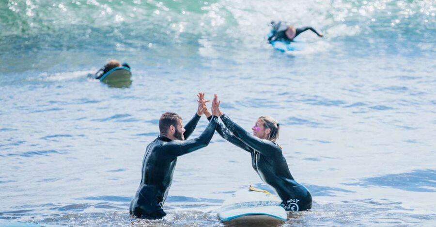 Surf lesson in Madeira - How the weather can change the plan