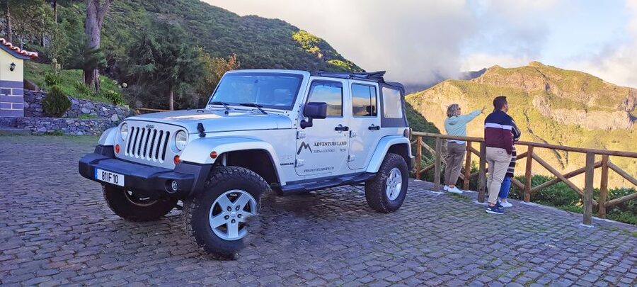 West tour - Porto Moniz VIP 4X4 Wrangler Tour 8h trip - Ribeira da Janela offers a strong viewpoint stop